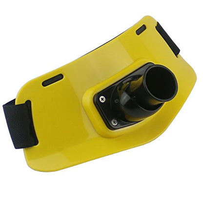 Ogrmar Fishing Belly top/Adjustable Fishing Rod Fighting Belt/Tackle Boat Fishing Rod Holder/Adjustable Support Waist Rod Holder Belt - color: Yellow