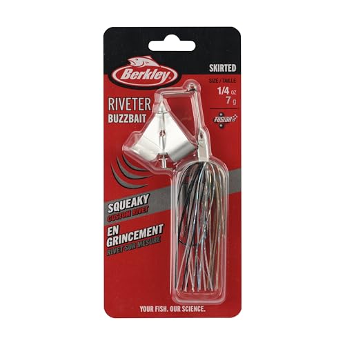 Berkley Skirted Riveter Fishing Buzzbaits - color: Shad Spawn, size: 1/4 oz