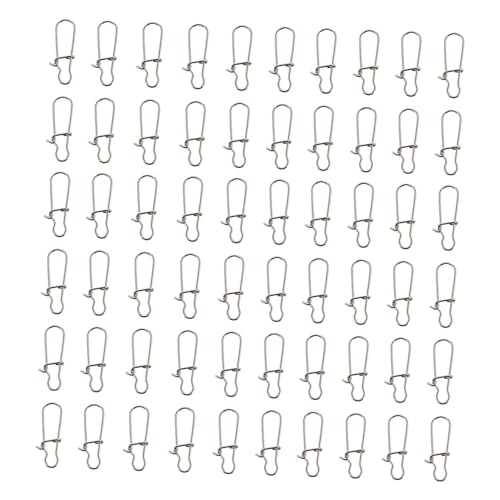 Fishing Buckle Sea Fishing Swivels Catfishing Holder Quick Feeder Fishing Bait Fishing Gadgets Sea - size: 1.2x0.4 cm