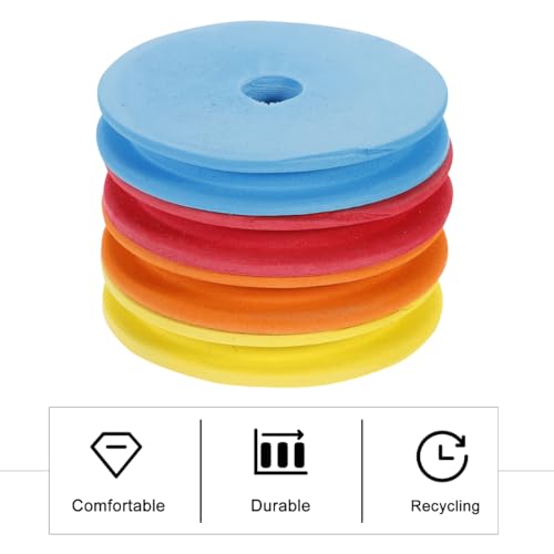 Angoily Large Foam Fishing Line Spools 3.74X0.59 Inch Bobbin Holder for Fishing Line Storage and Organization 10-Pack