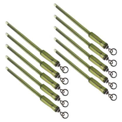 Toddmomy 10pcs Heavy-Duty Carp Fishing Rolling Swivels Portable Fishing Accessory Compact Connector for Various Methods Outdoor Tackle Small Flexible Links