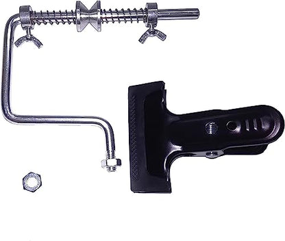 Fishing Line Spooler Silver Reel Winder Spool Tackle Winder spooling Station Winding System Ultimate Line - color: B-With Clamp