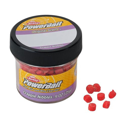 Berkley PowerBait Crappie Nibbles Dough Fishing Bait - color: Fluorescent Red