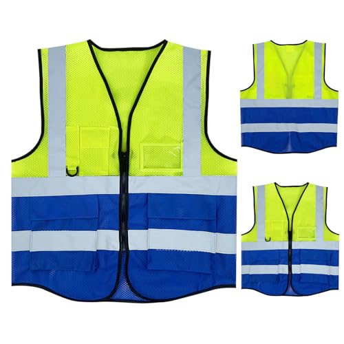 Fishing Vest - Work Vest for Men V Neck Zip Up Lightweight Breathable Sleeveless Utility Jackets Mesh Outwear Vests 2026 - color: 03# Green