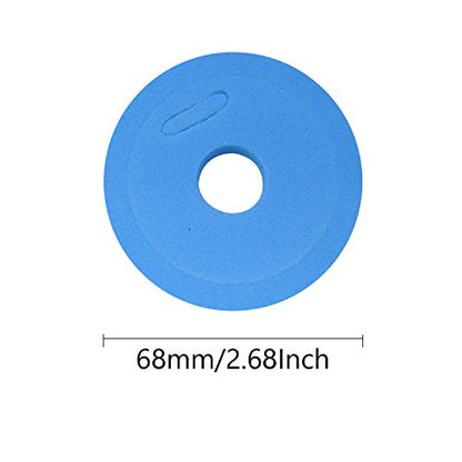 Honbay 20PCS Round Fishing Line Foam Spools - 68mm/2.68inch Storage Holders, Rigs & Hooks Boards, Winding Boards - Random Colors