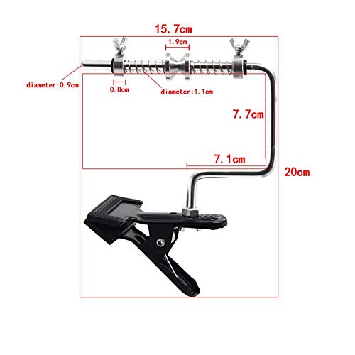 Keenso Fishing Line Spooler Clamp Type Fishing Line Spooler Fishing Line Spool Tool Fishing Spooler Machine with Suction Cup Winder Spooling Tool Tackle