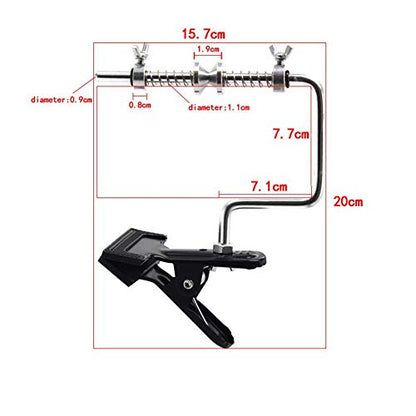 Keenso Fishing Line Spooler Clamp Type Fishing Line Spooler Fishing Line Spool Tool Fishing Spooler Machine with Suction Cup Winder Spooling Tool Tackle