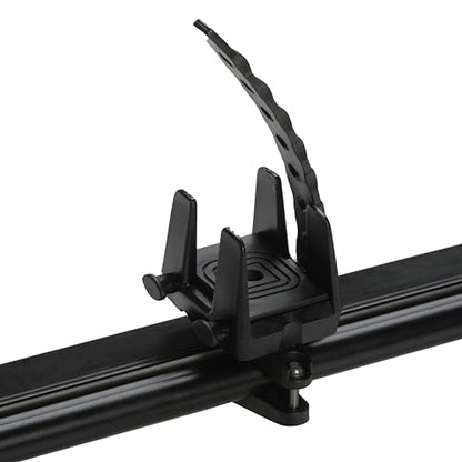 Multi Purpose Holder for Car Roof Rack Cross Bars for Carrying skis, ski Poles, Kayak Paddles, Spades, Shovels | Universal Mount- Qty -2