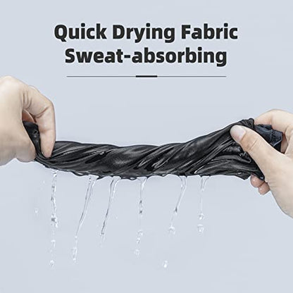 ROCKBROS Cooling Neck Gaiter Face Mask Fishing Scarf Face Cover for Men Women - color: Black 1