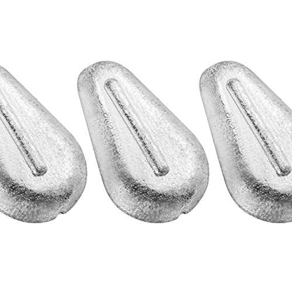 Dr.Fish 5 Pack No Roll Sinker Lead Fishing Weights Freshwater Catfish Sinkers Flat Coin Disc Weights Bank River Surf Fishing Saltwater - size: 3oz-5 Pack