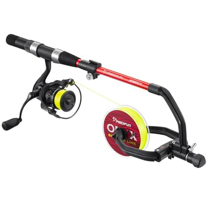 Piscifun Speed X Fishing Line Spool No Twist Adjustable Handle for Reels | Aluminium handle, Fits spinning/bait/spincast reels, Prevents line twists, Smooth unwinding for easy spooling