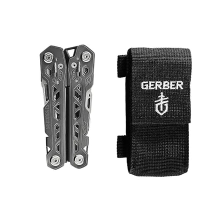 Gerber Gear Truss 17-in-1 EDC Needle Nose Pliers Multi tool - includes Pocket Knife, Screwdriver, and Bottle Opener Accessories - Gifts for Men, Fishing and Camping Gear - Gray with Standard Sheath - style: Gray Standard Sheath
