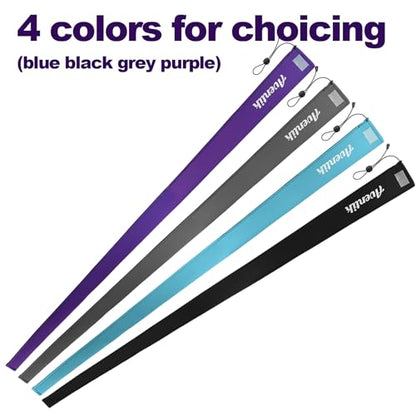 Aventik Lightproof Neoprene Rod Sleeve – Protective Fishing Rod Sock Cover with Hanging Loop & Adjustable Lanyard for Casting, Spinning & Trolling Rods - color: 2xBlack, size: Length: 52''/1.32m