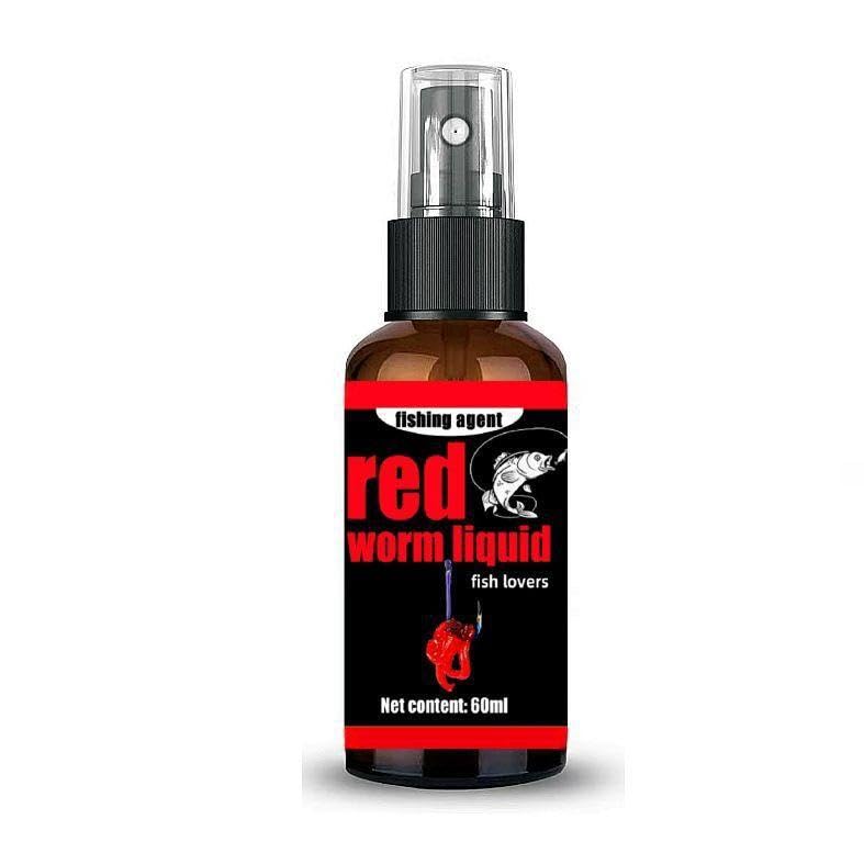 Bloodworm Red Worm Liquid Catfish Bait Attractant 60ml, Fast Diffusion Catfishing Bait Enhancer for Catfish Baits, Stink Bai-t for Catfishes & Freshwater Fishing