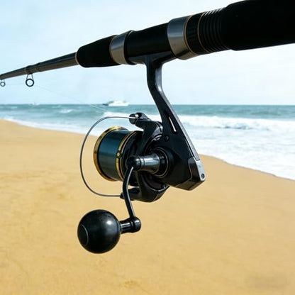 Heavy Duty Spinning Reel Metal Body with CNC Machined Spool 55LB Max Drag 8/10+1 BB Ultra Smooth 4.1/4.6/4.8:1 High Speed Gear Ratio Saltwater Freshwater Fishing Reel for 8000 to 16000 Series - color: BOKOF14000
