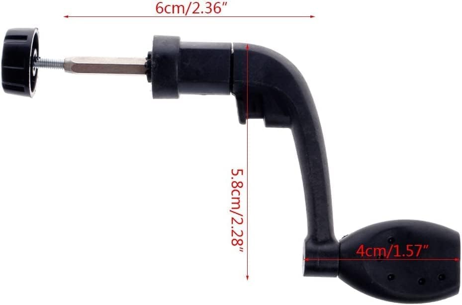 3Pcs Universal Plastic Power Handle Fishing Reels Crank Rock Arm Spinning Wheel Grasp