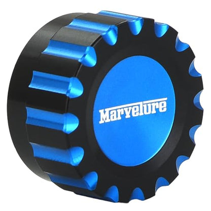 Tension Mechanical Brake Knob, Zero Adjuster Cap, Compatible for Shimano Curado MGL, SLX DC, SLX DC XT Baitcasting Reels - color: Blue Black