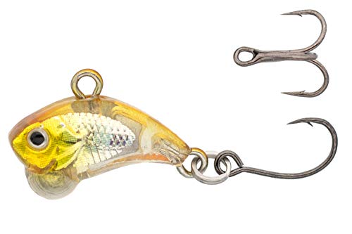 Z-Viber Micro - Ultra Light and Ice Fishing Lure - Mini Lipless Crankbait - 1/16oz Rattle Bait (0.6") - color: Ayu
