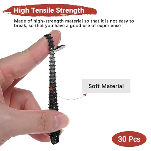 Soft Fishing Lures - Paddle Tail Swim Bait for Bass, Trout in Saltwater & Freshwater - Rigged with Hooks - Durable ABS Plastic - color: Black, size: 2.95"