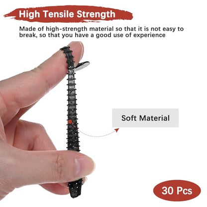 Soft Fishing Lures - Paddle Tail Swim Bait for Bass, Trout in Saltwater & Freshwater - Rigged with Hooks - Durable ABS Plastic - color: Black, size: 2.95"
