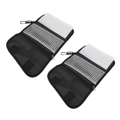 Yunseity Soft Bait Storage Bag, Fishing Tackle Folder for Outdoor Fishing, PVC Material Organizer BoxCover