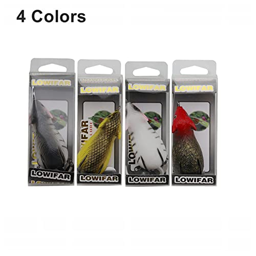 Topwater Fishing Lure Bass Fishing Frog Fishing Hollow Body Frog Bass Pike Snakehead Lure Bait - color: 6.8cm/19g