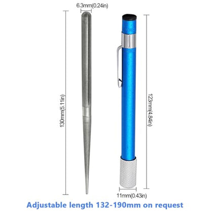 Wolfride 2Pcs Serrated Knife Sharpener, Retractable Diamond Sharpening Rod Multifunctional Knife Sharpening Tool for Outdoor Kitchen Fishing Hunting