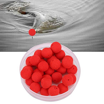 Floating Lure, 30Pcs/Lot Carp Fishing 10/12mm Foam Pop Up Soft Pellets Baits Fishing Bait Eggs - color: Orange(Sweet Potato) 10MM