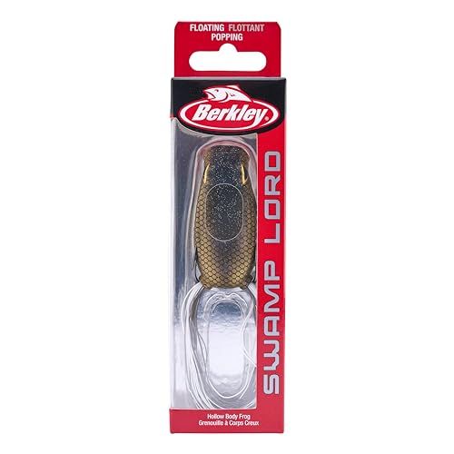 Berkley Swamp Lord Hollow Body Frog Fishing Bait - color: Honey Shad, size: Popping