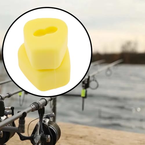 30x Yellow Double Corn Sink Silicone Lure 11.5x9.5mm for European Carp Fishing
