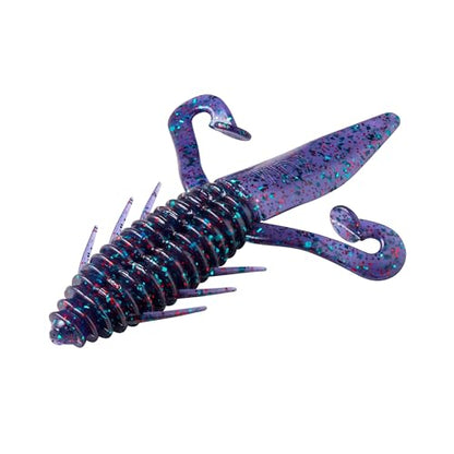 Scutter Bug - color: Junebug Red Flake, size: 3.5"