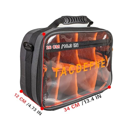 Waterproof Fishing Reel Case with 8 Shockproof Compartments – Portable Tackle Organizer for Spinning, Baitcasting, Spincast & Fly Reels Holds more than 10 Reels