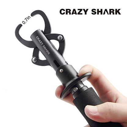 Aluminum Fish Hook Remover Removal Fishing Tools Tackle Squeeze-Out 6.7in Gray - color: Gun Metal