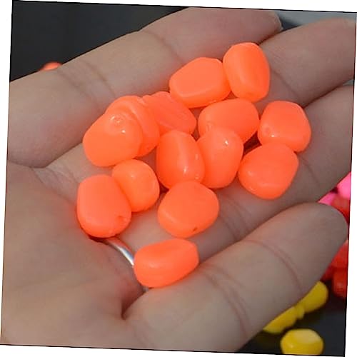 VANZACK 50pcs Carp Fishing Corn Lures Floating Hard Artificial Bait Fake Corn Carp Bait Orange
