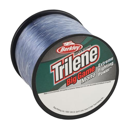 Berkley Trilene Big Game Monofilament Fishing Line - color: Steel Blue, size: 595yd, style: 25lb Test
