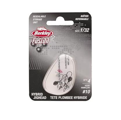 Berkley Fusion19 Hybrid Fishing Jigheads - color: Fish Head, size: 10 Hook Size - 1/32 oz