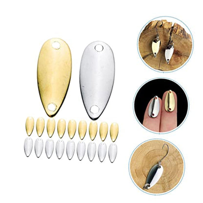 Totority Professional Salt Water Fishing Bait Creative Sinking Design Sequin Horse Mouth Single Hook Lure Set
