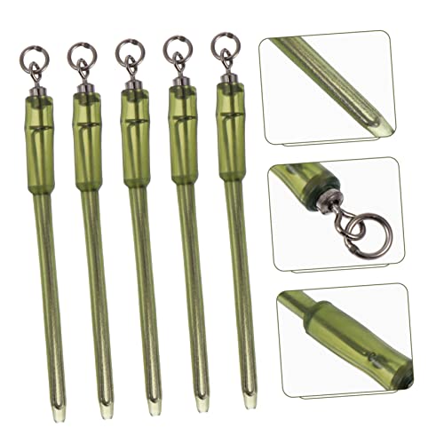 Happyyami 10Pcs Portable Carp Fishing Swivels Heavy Duty Fishing Hook Connector for Outdoor Tackle Durable Accessories for Freshwater Saltwater Fishing