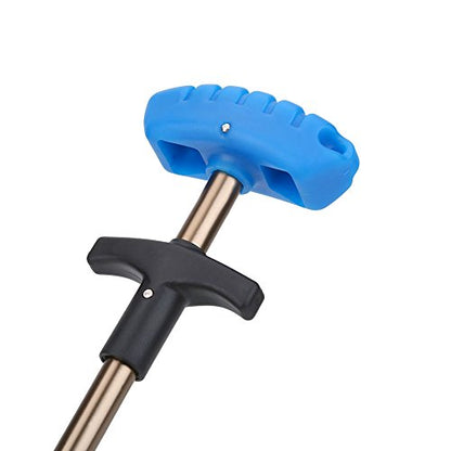 Tbest Fishing Hook Remover Stainless Steel T Shaped Quick Needle Remover Extractor Fish Hook Removing Tools Saltwater Freshwater - size: Large