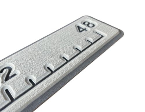 | Fish Ruler | SeaDek | 48 inch Fish Measurement Tool | Perfect for Boats and Kayaks | Cool Gray/Storm Gray - color: Cool Gray/Storm Gray
