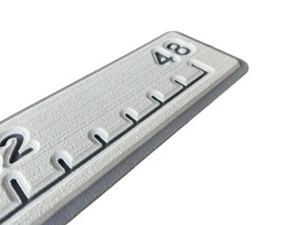 | Fish Ruler | SeaDek | 48 inch Fish Measurement Tool | Perfect for Boats and Kayaks | Cool Gray/Storm Gray - color: Cool Gray/Storm Gray