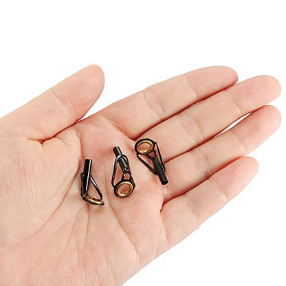 PATIKIL Fishing Rod Tips Repair Kit Stainless Steel Ring Guide for Saltwater Freshwater Fishing - size: 3mm