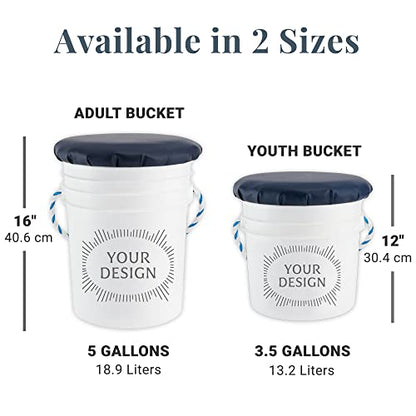 Let's Make Memories Fishing Seated Bucket- Junior - size: Youth, style: Fishing Pail