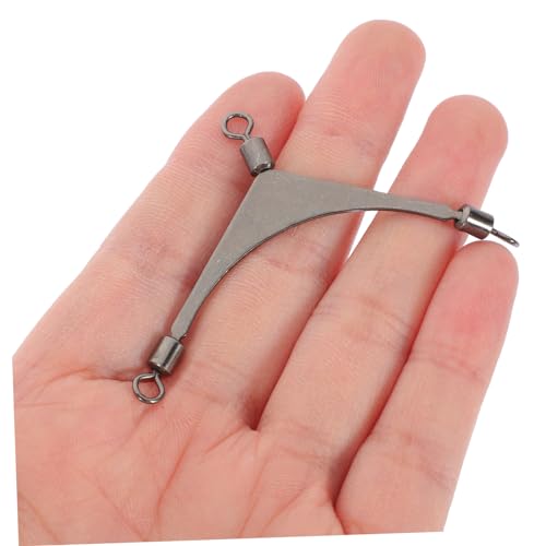 Sea Fishing Three-Prong Swivel Way Swivel Fishing Swivels Three Way Fishing Swivels Fishing - size: 4.00X2.50X0.20CM