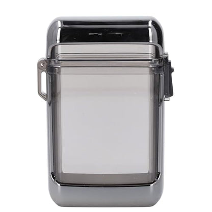 Pocket Case, Transparent Sealing Multifunctional Badge Holder Case with Lanyard for ID Cards Keys, Airtight Plastic Box for Swimming Beach (Black) - color: Black