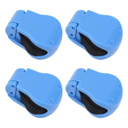 4pcs Multifunctional Rod Holders Clips, Portable Beach Fishing Pole Holders Detachable Fishing Pole Clamp for Ground Practical Catching Fish Accessories Suitable for Most Rod Sizes