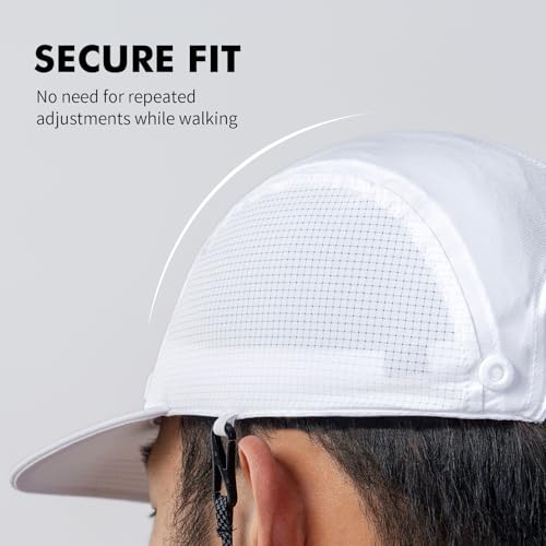 AONIJIE Sun Hat with Removable Neck Flap for Men & Women - Breathable Mesh Fishing Hat, Lightweight Hiking Sun Cap - color: White
