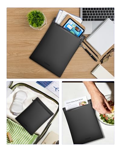 IPX8 Waterproof Document Bag: Submersible 1M / 30 Min for Business Travelers & Boating – Keep Legal Docs, Passports & Valuables Bone-Dry in Rain or Spills – 15.3x11.8" Portable Zipper Pouch