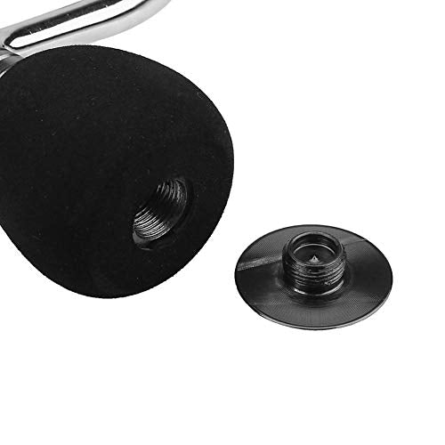Keenso Spinning Handle Nonslip 2 Reel Replacement Handle Metal Fishing Reel Replacement Parts - size: Silver-Medium for 2000 & 3000