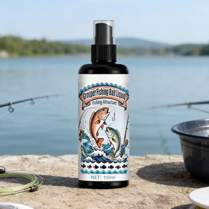 Fish Attractant | Angling Spraying Solution 100ml,Fish Attractant for Lures Baits | for Bass Catfish Trout Carp Walleye Pike Lake Pond River Reservoir Saltwater